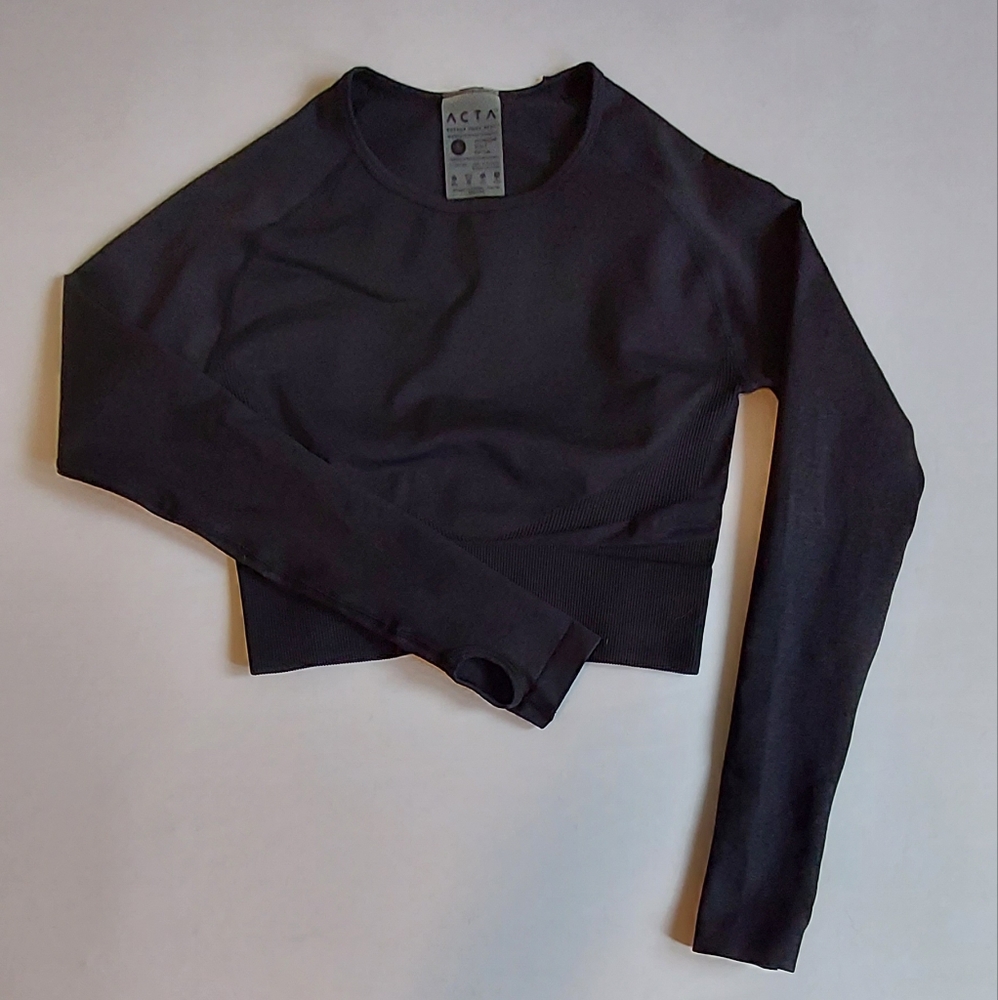 ACTA Seamless Longsleeve Crop